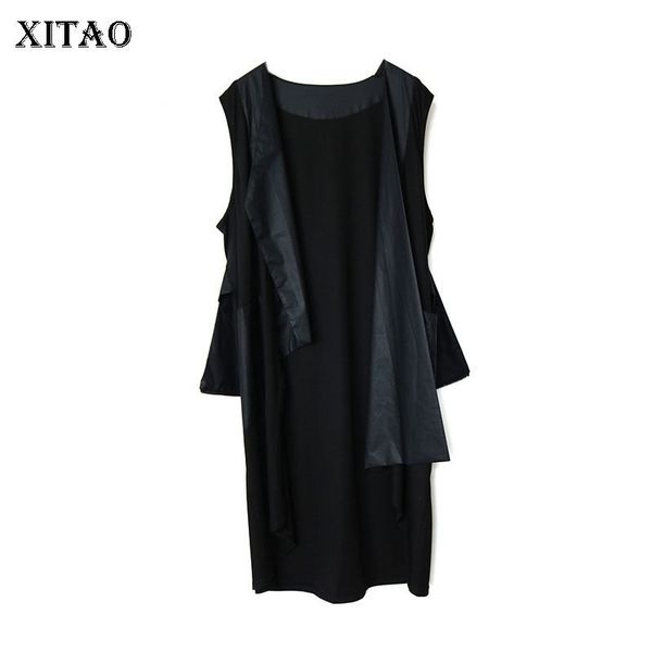 xitao irregular pleated vest patchwork 2020 autumn elegant pocket thin black small fresh casual style minority loose vest zp3403 1027, Black;white
xitao irregular pleated vest patchwork 2020 autumn elegant pocket thin black small fresh casual style minority loose vest zp3403 1027, Black;white