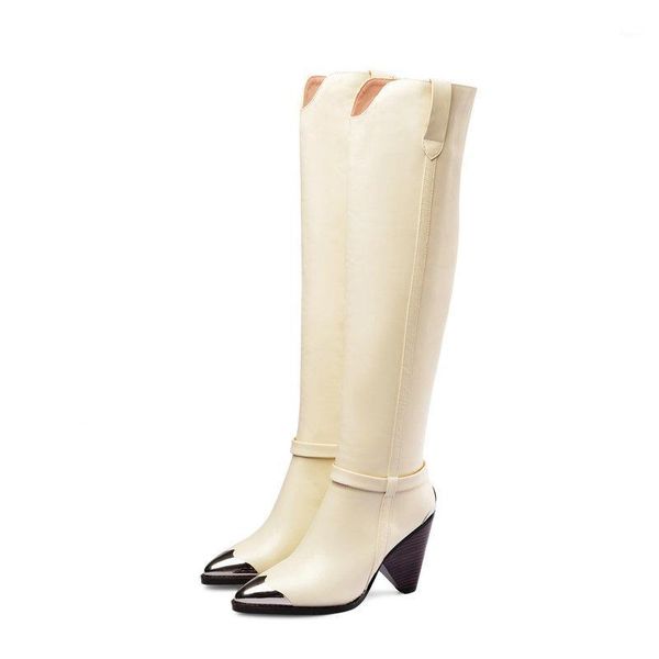 boots fashion leather knee high women spike heel long western pointed toe zipper autumn winter woman shoes1, Black
boots fashion leather knee high women spike heel long western pointed toe zipper autumn winter woman shoes1, Black