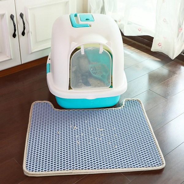 new u-shaped eva double-layer splash-proof litter mat for easy cleaning and distribution control
new u-shaped eva double-layer splash-proof litter mat for easy cleaning and distribution control