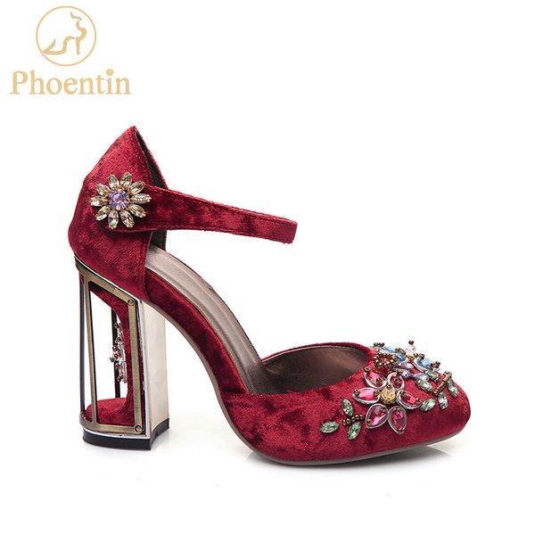 phoentin crystal flower mary janes women pumps shoes strange high heels 10cm hook & loop handmade rhinestone wedding shoes ft028 t200525, Black
phoentin crystal flower mary janes women pumps shoes strange high heels 10cm hook & loop handmade rhinestone wedding shoes ft028 t200525, Black