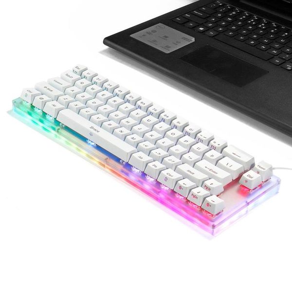 new k66 glazed colorful mechanical keyboard gateron switch crystalline based keyboard 66keys 16.8 million rgb 40gbps type -c
new k66 glazed colorful mechanical keyboard gateron switch crystalline based keyboard 66keys 16.8 million rgb 40gbps type -c
