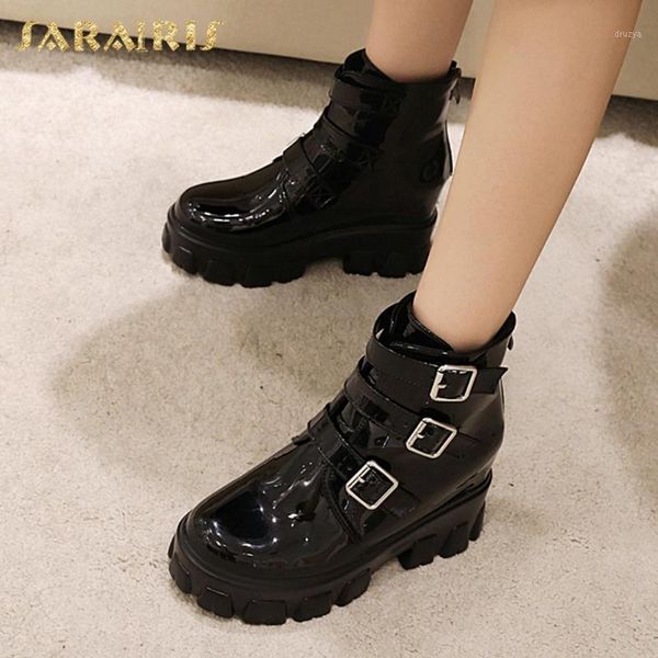 sarairis 2020 new arrivals buckle decoration ankle boots woman shoes zipper platform increasing heels spring autumn boots female1, Black
sarairis 2020 new arrivals buckle decoration ankle boots woman shoes zipper platform increasing heels spring autumn boots female1, Black