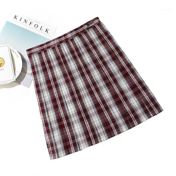 high waist plaid skirt uniform pleated skirt school uniform streetwear harajuku short knee-length1, Black
high waist plaid skirt uniform pleated skirt school uniform streetwear harajuku short knee-length1, Black