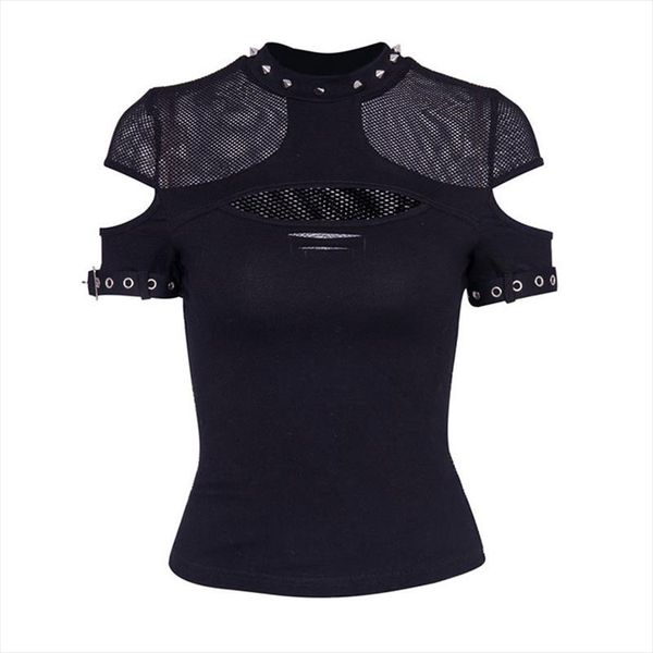 vrouwen футболки повседневная punk готические chic zomer тонкий mesh гат klinknagel sexy club цварт ol hip hop vrouwelijke дам goth tops, White
vrouwen футболки повседневная punk готические chic zomer тонкий mesh гат klinknagel sexy club цварт ol hip hop vrouwelijke дам goth tops, White