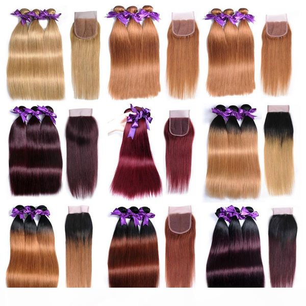 quality ombre human hair bundles with closure straight hair t1b 27 33 99j bug burgundy red color closure with 3 bundles 10-26 inch, Black;brown
quality ombre human hair bundles with closure straight hair t1b 27 33 99j bug burgundy red color closure with 3 bundles 10-26 inch, Black;brown