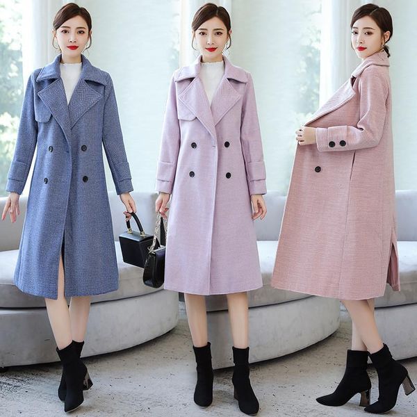 women's jackets women wool double breasted coat elegant long sleeve work office fashion jacket lady blazer blazers feminino, Black;brown
women's jackets women wool double breasted coat elegant long sleeve work office fashion jacket lady blazer blazers feminino, Black;brown