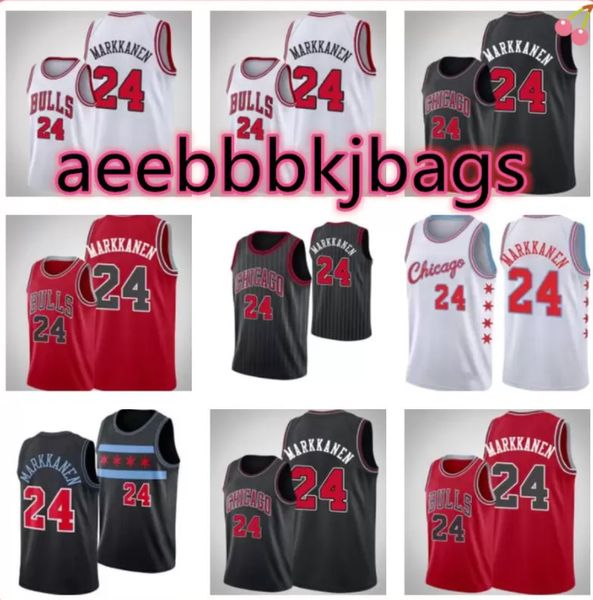 basketball jersey24 lauri markkanen, Black;red