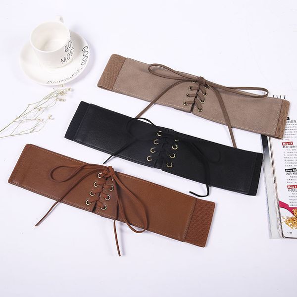 new elastic cloth band cover for women's decoration, shirt dress, girdle waist and fashionable wide belt, Black;brown
new elastic cloth band cover for women's decoration, shirt dress, girdle waist and fashionable wide belt, Black;brown