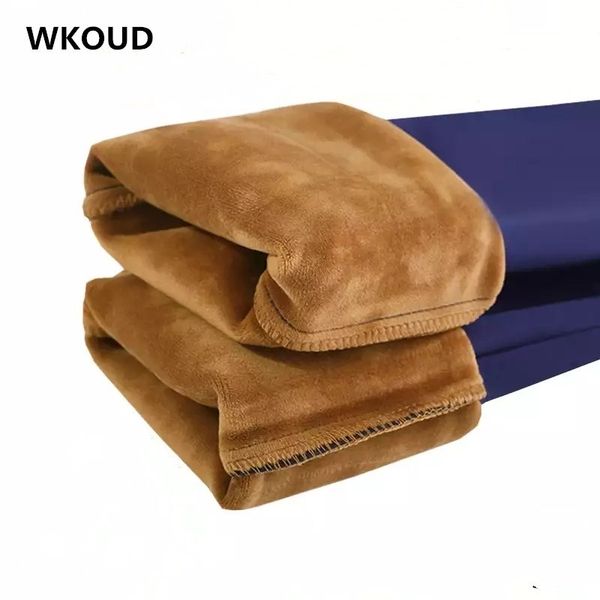 wkoud plus size winter warm leggings for women high waist black solid pencil pants blue thicken full length lady trousers p8613 y200328, Black;white
wkoud plus size winter warm leggings for women high waist black solid pencil pants blue thicken full length lady trousers p8613 y200328, Black;white
