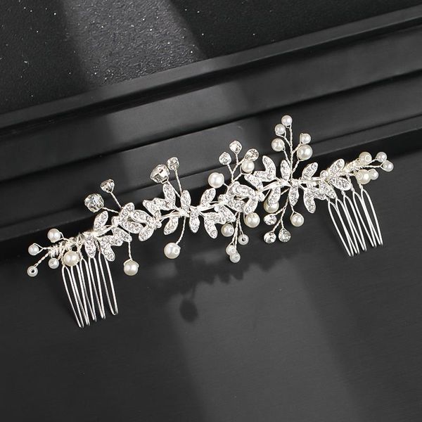 fashion gold silver color hair clips pins for women bride two combs pearl crystal handmade wedding hair accessories combs, Golden;silver
fashion gold silver color hair clips pins for women bride two combs pearl crystal handmade wedding hair accessories combs, Golden;silver