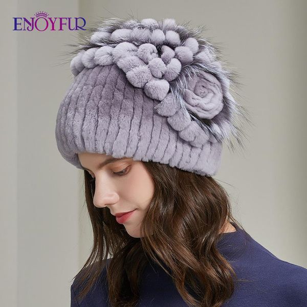 beanie/skull caps enjoyfur fashion women winter hats natural rex fur knit flower bonnet warm casual female brand russia earflap beanies, Blue;gray
beanie/skull caps enjoyfur fashion women winter hats natural rex fur knit flower bonnet warm casual female brand russia earflap beanies, Blue;gray