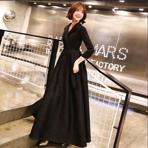 2021 "robe soiree", meaning new style decorated v a-line three triple master dressed party clothes" bvje evening, Black;red
2021 "robe soiree", meaning new style decorated v a-line three triple master dressed party clothes" bvje evening, Black;red