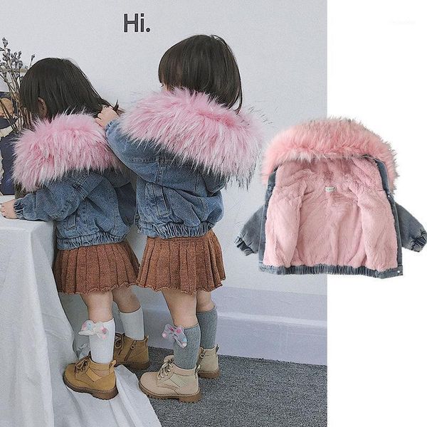 down coat children's clothing for boys and girls autumn winter jackets velvet thickening denim jacket luxury big fur collar1, Blue;gray
down coat children's clothing for boys and girls autumn winter jackets velvet thickening denim jacket luxury big fur collar1, Blue;gray