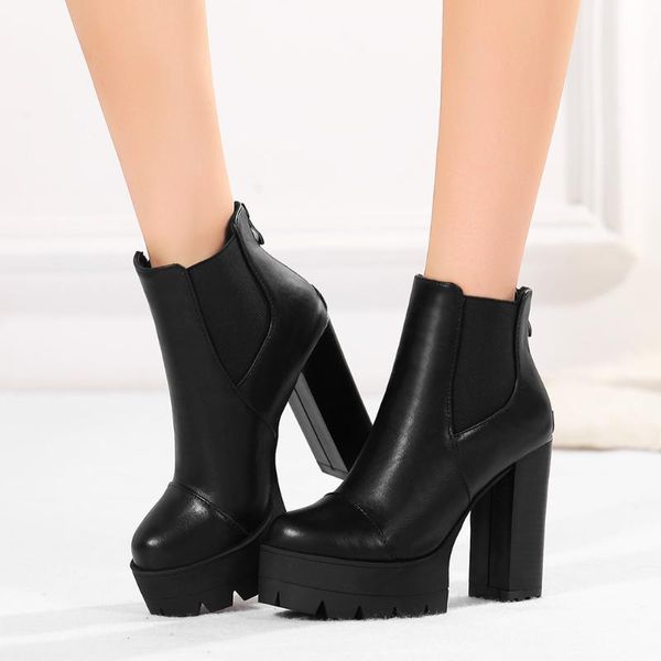 boots brand big size 43 platform square high heels zip up party autumn winter ankle shoes women, Black
boots brand big size 43 platform square high heels zip up party autumn winter ankle shoes women, Black