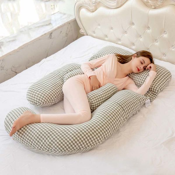 large size pregnancy pillow abdomen support cushion bedding u shape maternity pillow plaid women sleeping nursing body pillow c1002
large size pregnancy pillow abdomen support cushion bedding u shape maternity pillow plaid women sleeping nursing body pillow c1002