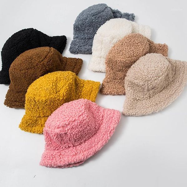 korean version fisherman hats winter lambswool round hats girls warm furry hat wool ladies solid bucket cap ear protection cap1, Blue;gray
korean version fisherman hats winter lambswool round hats girls warm furry hat wool ladies solid bucket cap ear protection cap1, Blue;gray