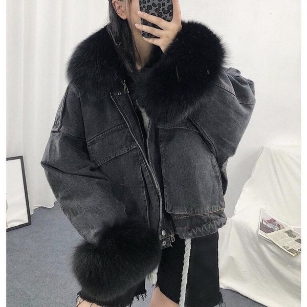 women's down & parkas keep warm cotton liner winter clothes for women denim jacket coats 2021 parka clothing streetwear, Black
women's down & parkas keep warm cotton liner winter clothes for women denim jacket coats 2021 parka clothing streetwear, Black