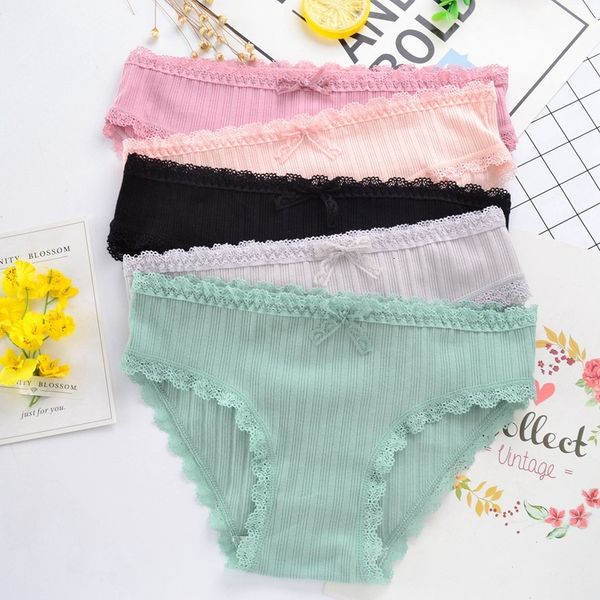 new underwear female thread cotton fabric breathable and comfortable student women's briefs, Black;pink
new underwear female thread cotton fabric breathable and comfortable student women's briefs, Black;pink