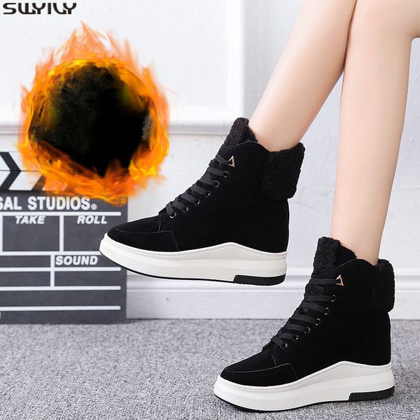 swyivy chaussure femme nubuck wedge shoes woman winter boots black ankle boots for women snow female shoes platform booties 201020
swyivy chaussure femme nubuck wedge shoes woman winter boots black ankle boots for women snow female shoes platform booties 201020