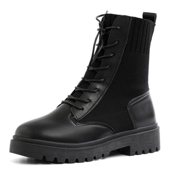 new women army combat ankle boots woman lace up shoes platform leather chunky high boots fashion botas mujer q59, Black
new women army combat ankle boots woman lace up shoes platform leather chunky high boots fashion botas mujer q59, Black
