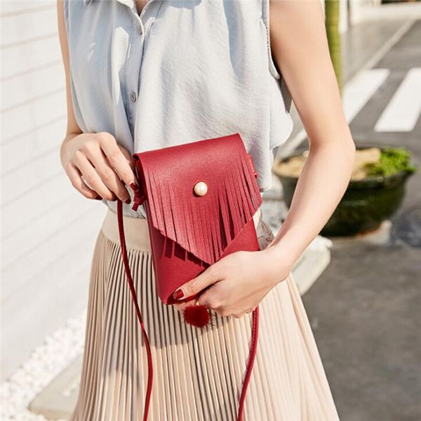 korean version messenger bag tassel mobile phone bag shoulder street style fashion diagonal package
korean version messenger bag tassel mobile phone bag shoulder street style fashion diagonal package