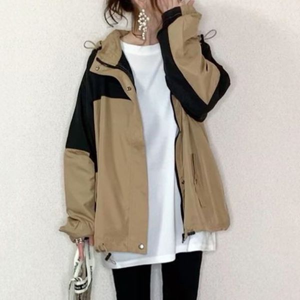 2021 new spring women jacket korean janpan zipper long sleeve outwear outfits block female jackets bj4f, Black;brown
2021 new spring women jacket korean janpan zipper long sleeve outwear outfits block female jackets bj4f, Black;brown