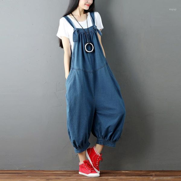 women's jumpsuits & rompers johnature casual solid color sleeveless denim ankle-length 2021 summer loose high waist irregular women jum, Black;white
women's jumpsuits & rompers johnature casual solid color sleeveless denim ankle-length 2021 summer loose high waist irregular women jum, Black;white