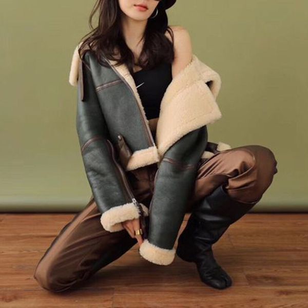 2021 europe america jacket autumn winter street green patch locomotive lapel thicken keep warm lambswool a piece of skin v0tb, White;black
2021 europe america jacket autumn winter street green patch locomotive lapel thicken keep warm lambswool a piece of skin v0tb, White;black