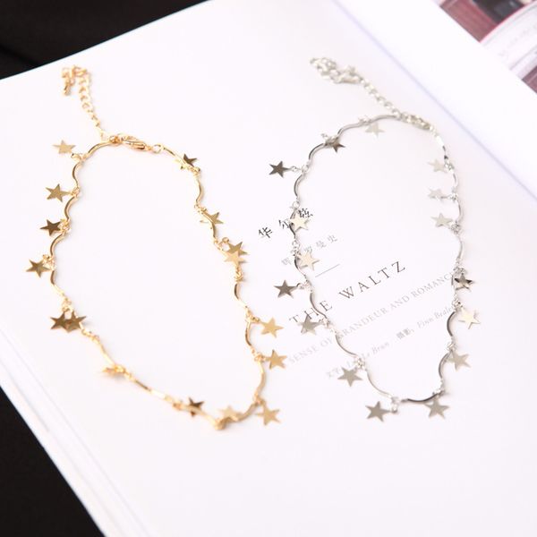 fashion necklace simple five-pointed star clavicle chain wave short paragraph collar wholesale necklace sales 2021, Golden;silver
fashion necklace simple five-pointed star clavicle chain wave short paragraph collar wholesale necklace sales 2021, Golden;silver