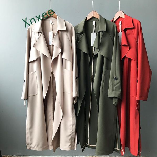 xnxee trench coat women 2020 new spring autumn fashion long outwear female casual trench coat for women with belt, Tan;black
xnxee trench coat women 2020 new spring autumn fashion long outwear female casual trench coat for women with belt, Tan;black
