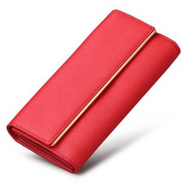 new fashion women wallet female long section of the women's simple atmospheric leather clutch wallet money clip long women cowhide, Red;black
new fashion women wallet female long section of the women's simple atmospheric leather clutch wallet money clip long women cowhide, Red;black