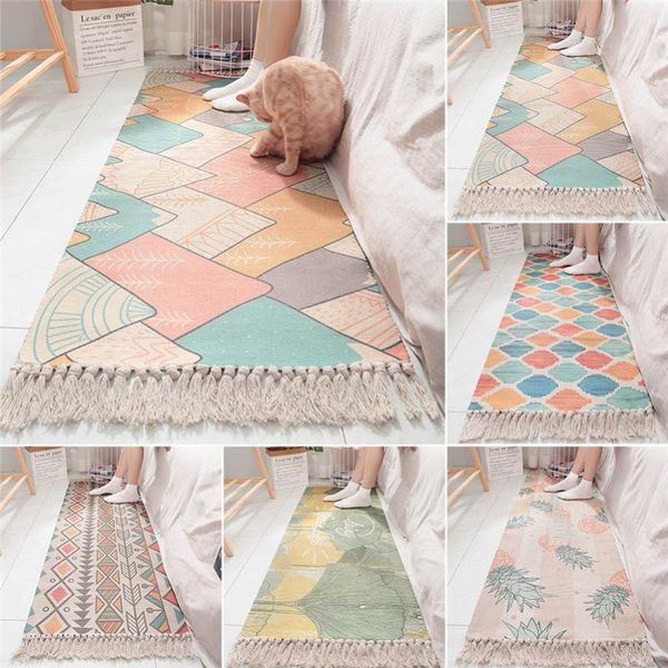 cotton bedside carpet woven mat bathroom living room carpets geometric hand made rug bohemian modern printing rug1
cotton bedside carpet woven mat bathroom living room carpets geometric hand made rug bohemian modern printing rug1