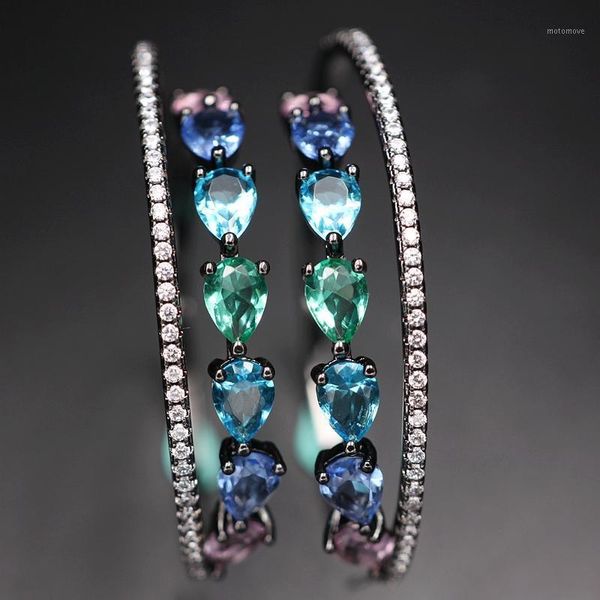 hoop & huggie luxury multicolor big earrings for women water drop colorful crystal glass round earring zirconia stone fashion jewelry1, Golden;silver
hoop & huggie luxury multicolor big earrings for women water drop colorful crystal glass round earring zirconia stone fashion jewelry1, Golden;silver