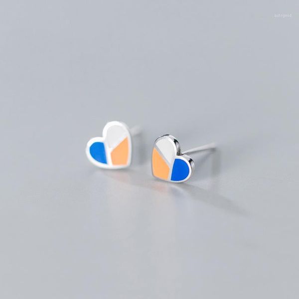stud 100% real 925 sterling silver 3 color block assembled heart shape earrings for women lady children birthday gift jewelry1, Golden;silver
stud 100% real 925 sterling silver 3 color block assembled heart shape earrings for women lady children birthday gift jewelry1, Golden;silver