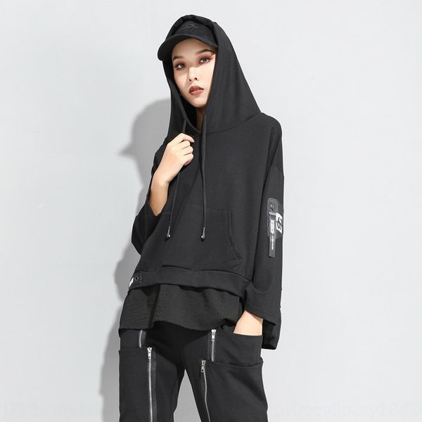 autumn and new clothing patch personalized dark style cold wear winter wearwinter women's wind hooded sweater long-sleeved women's, Black
autumn and new clothing patch personalized dark style cold wear winter wearwinter women's wind hooded sweater long-sleeved women's, Black