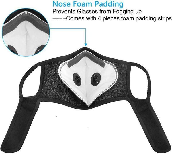 dust cycling face anti-pollution activated filters adjustable mask with valve pm2.5 black cotton protective wi
dust cycling face anti-pollution activated filters adjustable mask with valve pm2.5 black cotton protective wi