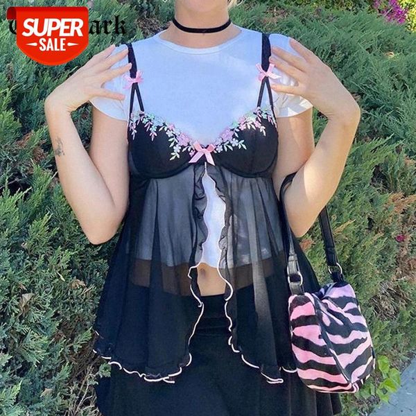 goth dark sweet floral embroidery e-girl v-neck camis gothic black mesh transparent spaghettic strap tank ruffles patchwork #ka2l, White
goth dark sweet floral embroidery e-girl v-neck camis gothic black mesh transparent spaghettic strap tank ruffles patchwork #ka2l, White