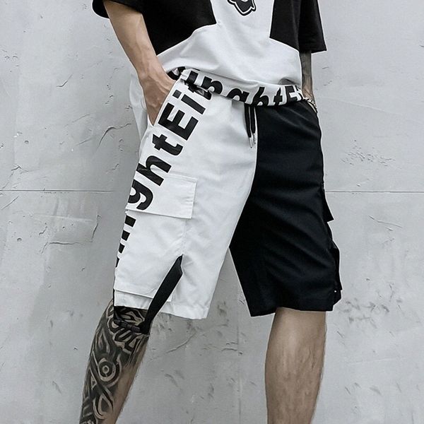 men's stylish sporty shorts drawstring pocket elastic drawstring design knee length pants daily sports micro-elastic letter comfort mid, White;black
men's stylish sporty shorts drawstring pocket elastic drawstring design knee length pants daily sports micro-elastic letter comfort mid, White;black