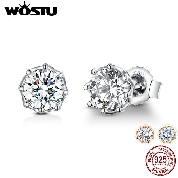 wostu real 100% 925 sterling silver sparkling light stud earrings for women engagement wedding fashion fresh jewelry gift cqe499 200923, Golden;silver
wostu real 100% 925 sterling silver sparkling light stud earrings for women engagement wedding fashion fresh jewelry gift cqe499 200923, Golden;silver
