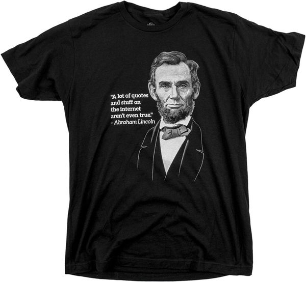 fashion summer style internet quotes aren't true abe lincoln | funny random reddit t shirt tee shirt sport hooded sweatshirt hoodie
fashion summer style internet quotes aren't true abe lincoln | funny random reddit t shirt tee shirt sport hooded sweatshirt hoodie