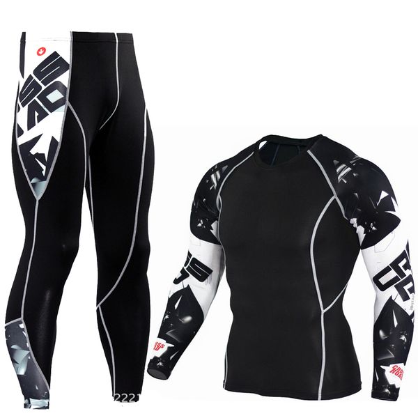 2021 new p/sets long t-shirt+ morning jogging compression radical clothes gymnasium tight pants mma bjj 2ssd, Gray
2021 new p/sets long t-shirt+ morning jogging compression radical clothes gymnasium tight pants mma bjj 2ssd, Gray