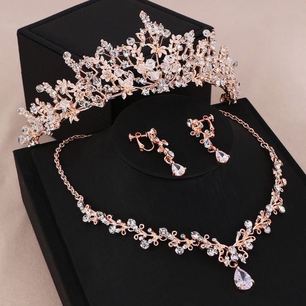 gold bridal crown headdress korean mori necklace earring set wedding dress accessories, Silver
gold bridal crown headdress korean mori necklace earring set wedding dress accessories, Silver