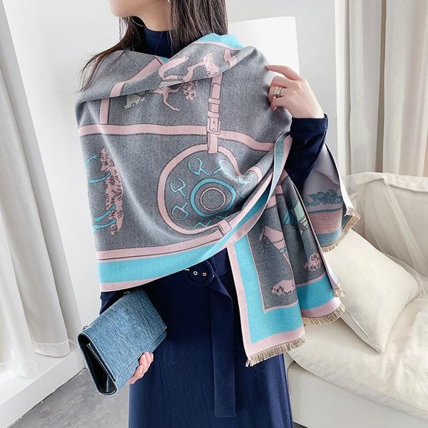 shawls women cashmere scarf warm winter foulard wraps for ladies luxury chain print bandana scarves 2021 fashion1, Blue;gray
shawls women cashmere scarf warm winter foulard wraps for ladies luxury chain print bandana scarves 2021 fashion1, Blue;gray
