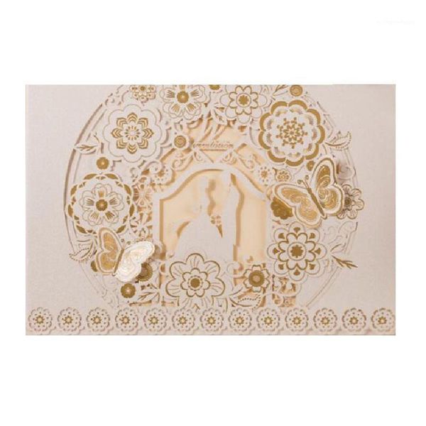 50 pieces white gold laser cut buttefly bride and groom design wedding invitations cards with envelope1
50 pieces white gold laser cut buttefly bride and groom design wedding invitations cards with envelope1