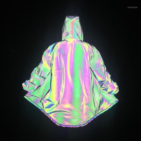 2020 men dazzle colour reflective paragraph dust coat grows irregular adolescent hip hop cape seven color reflective coat1, Tan;black
2020 men dazzle colour reflective paragraph dust coat grows irregular adolescent hip hop cape seven color reflective coat1, Tan;black
