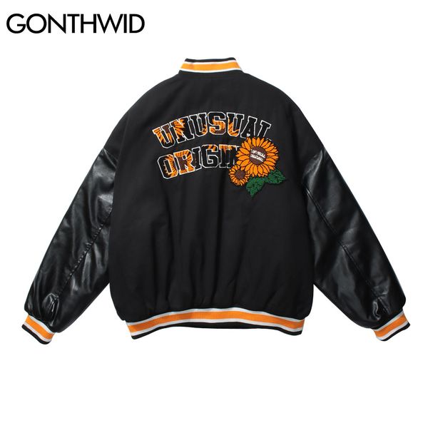 полосатый bomber бейсбол куртки streetwear hip hop вышивка подсолнухи повседневная кожа рукавом стенд воротник пальто tops, Black;brown
полосатый bomber бейсбол куртки streetwear hip hop вышивка подсолнухи повседневная кожа рукавом стенд воротник пальто tops, Black;brown