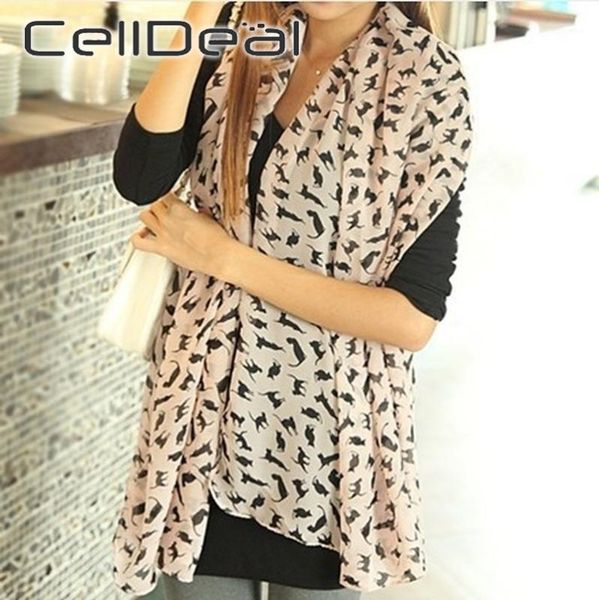 1 pcs 160x70cm kitten sweet cat scarf popular chiffon colorful graffiti style shawl girls women gift suitable for autumn summer1, Blue;gray
1 pcs 160x70cm kitten sweet cat scarf popular chiffon colorful graffiti style shawl girls women gift suitable for autumn summer1, Blue;gray