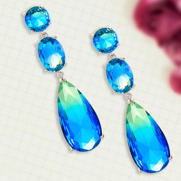 missvikki romantic noble shiny trendy blue drop crystal pendant earring for women bridal wedding girl daily surper gift jewelry, Silver
missvikki romantic noble shiny trendy blue drop crystal pendant earring for women bridal wedding girl daily surper gift jewelry, Silver