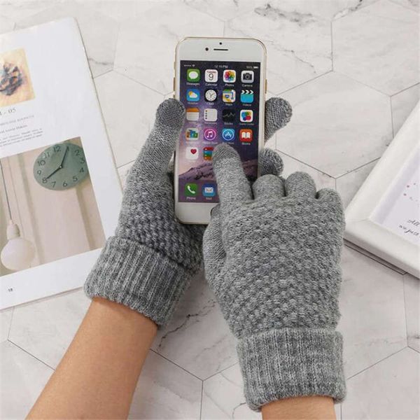 warm screen gloves touch winter women' wool plush thickening outdoor korean cute christmas plush knitted gloves, Blue;gray
warm screen gloves touch winter women' wool plush thickening outdoor korean cute christmas plush knitted gloves, Blue;gray