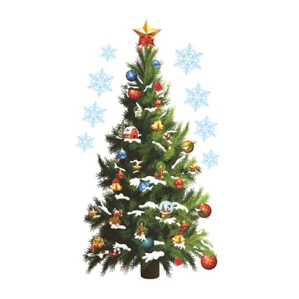1 sheet of christmas wall sticker exquisite xmas tree snowflake decal removable mural sticker window background decoration
1 sheet of christmas wall sticker exquisite xmas tree snowflake decal removable mural sticker window background decoration
